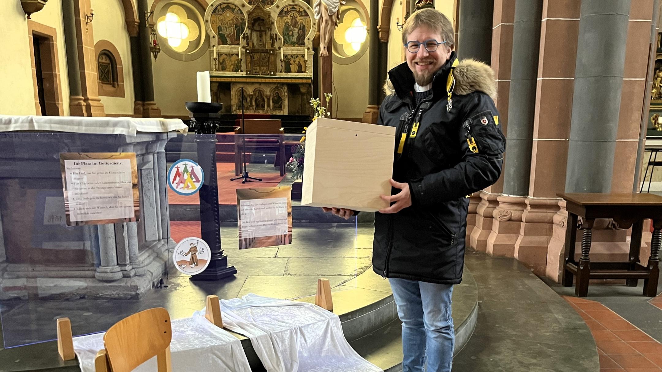 Pfarrer Heiko Marquardsen freut sich über viele Rückmeldungen