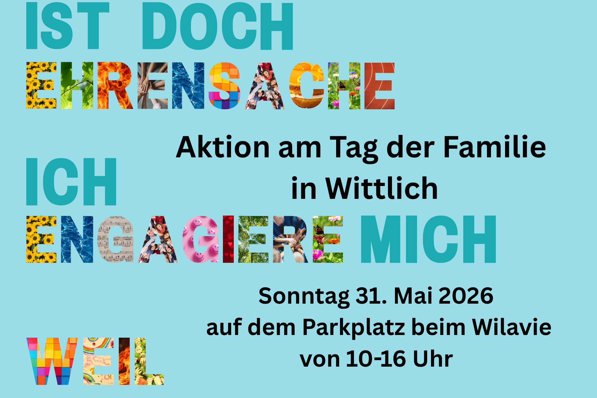 Aktion am Tag der Familie in Wittlich am 31. Mai 2026 - mit einem Klick zum Artikel