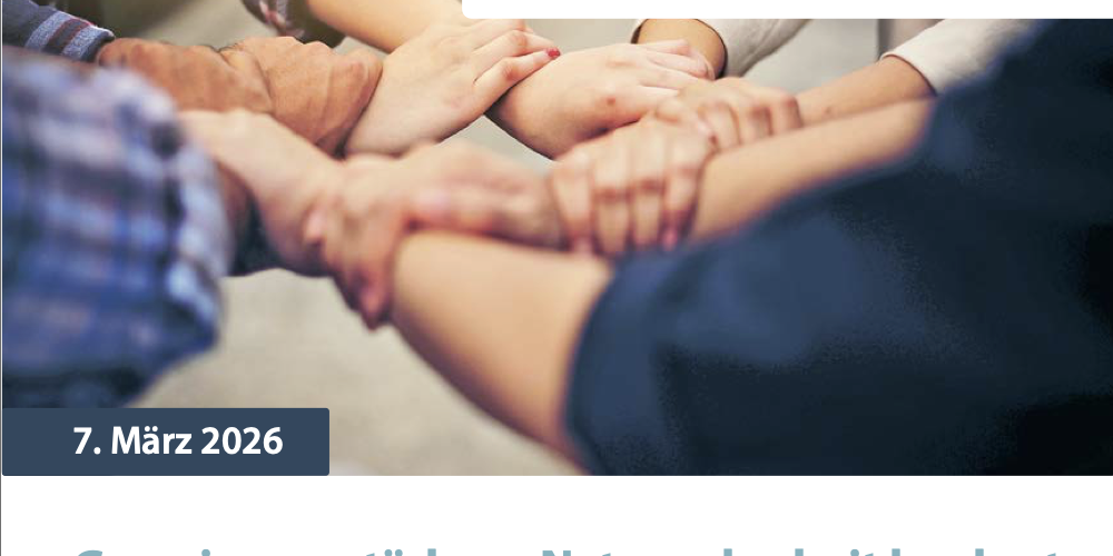 Gemeinsam stärker - Netzwerkarbeit konkret am 7. März 2026