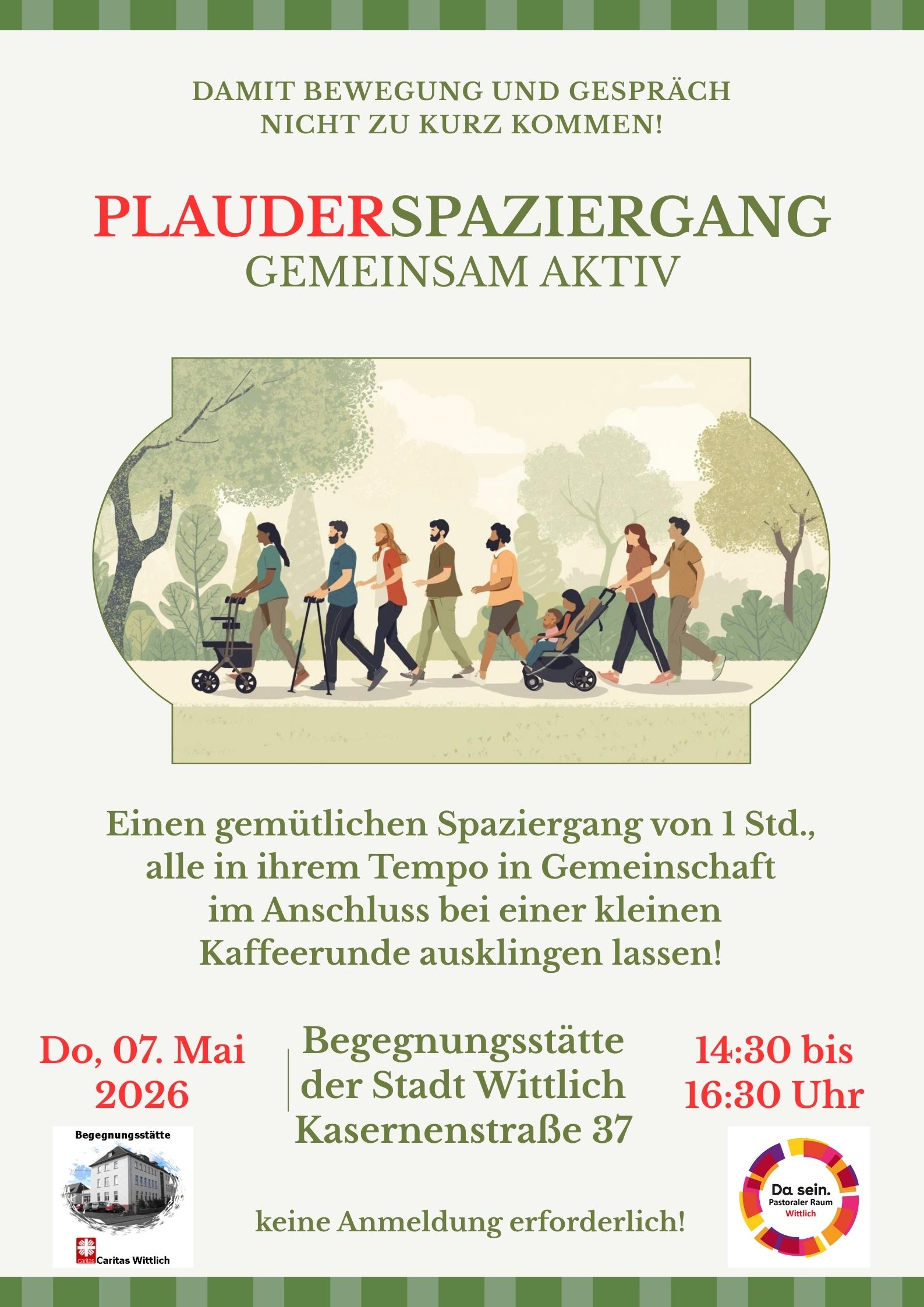 Plauderspaziergang am 7. Mai 2026