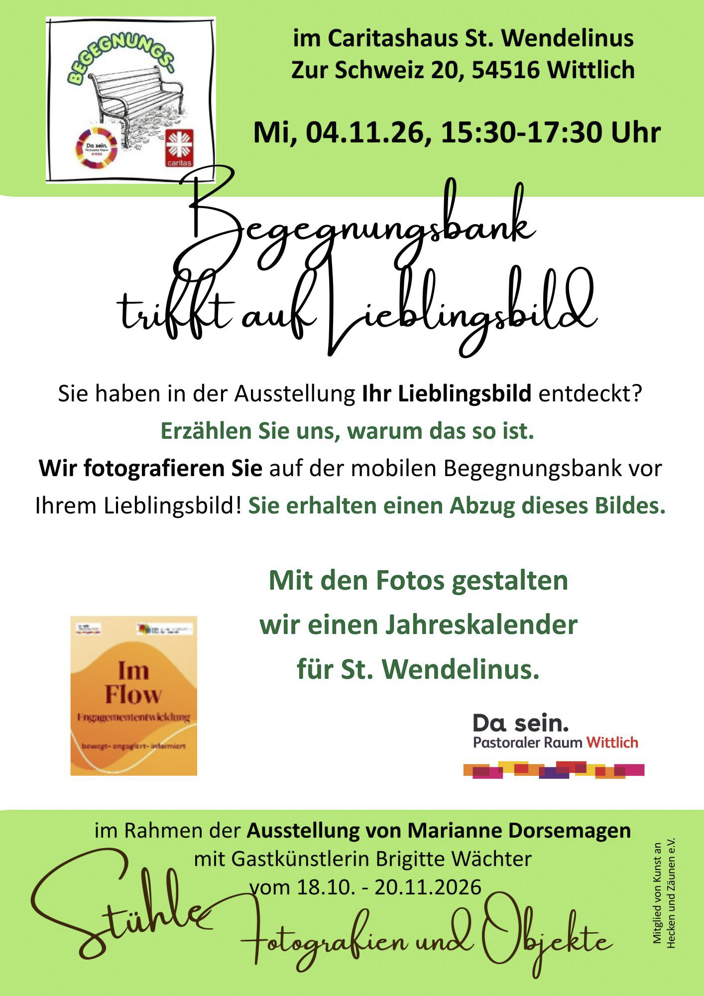 Flyer Begegnungsbank