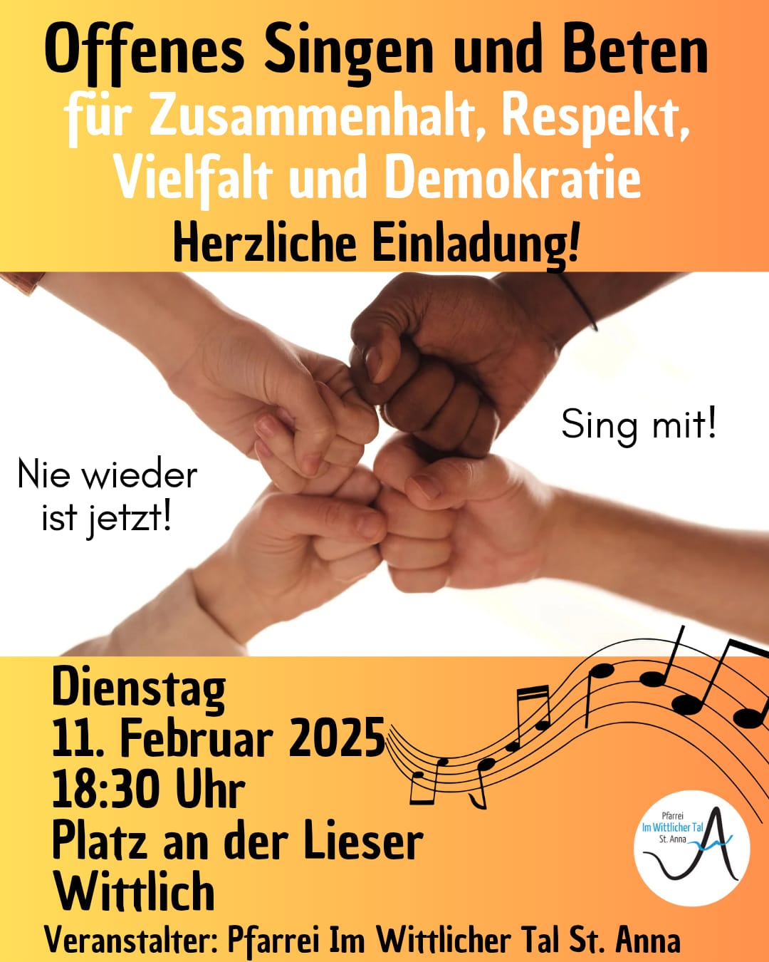 Flyer Offenes Singen