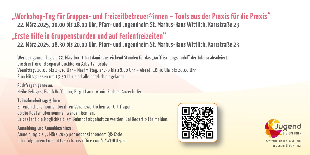Flyer Workshoptag Rückseite