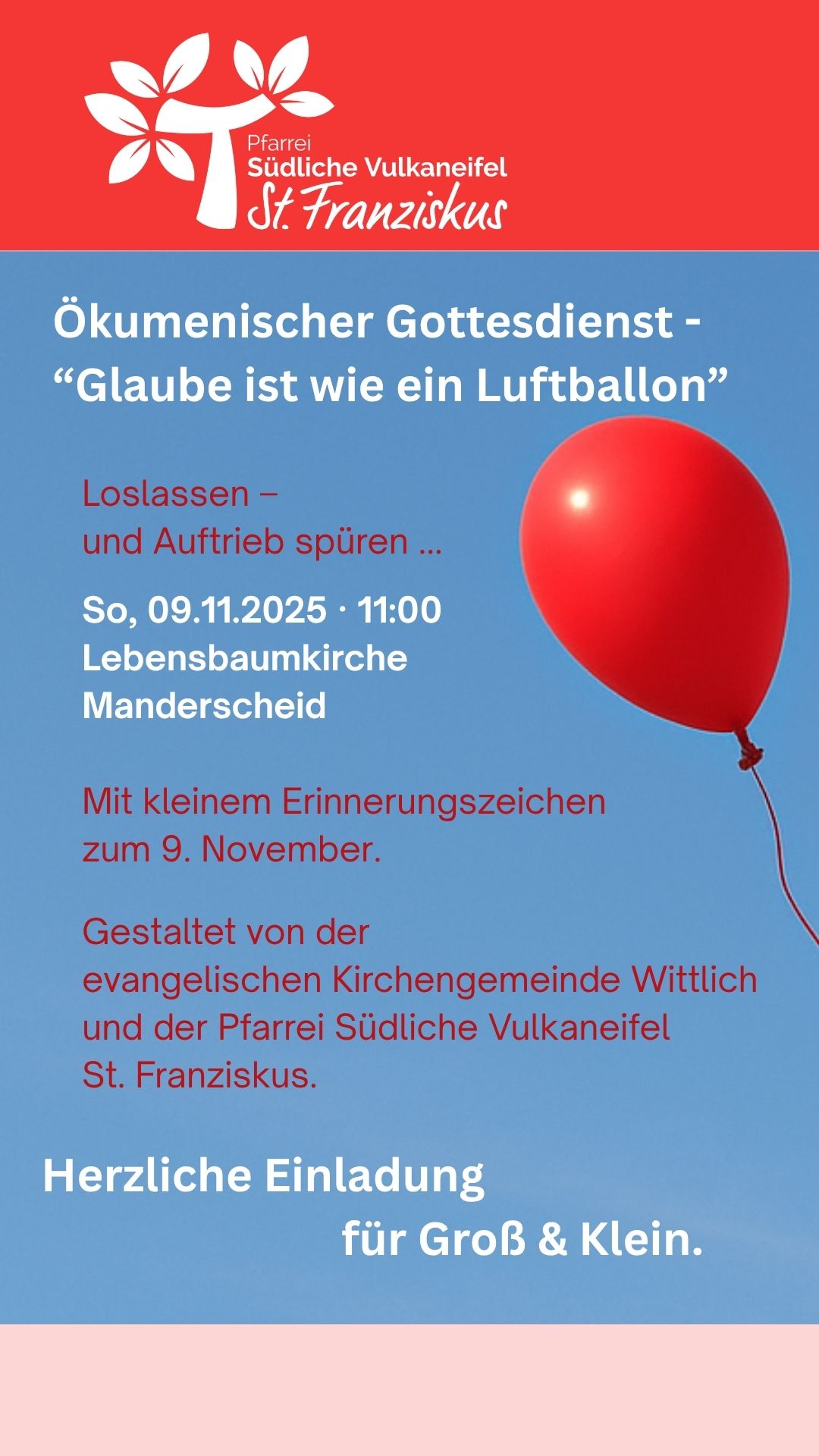 Glaube ist wie ein Luftballon