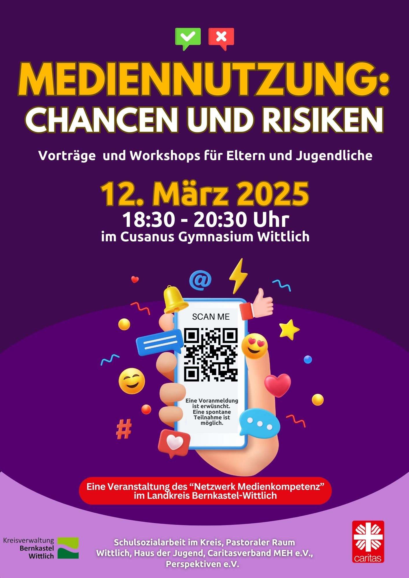 Mediennutzung_Plakat_120325_Hand_hält_ein Handy