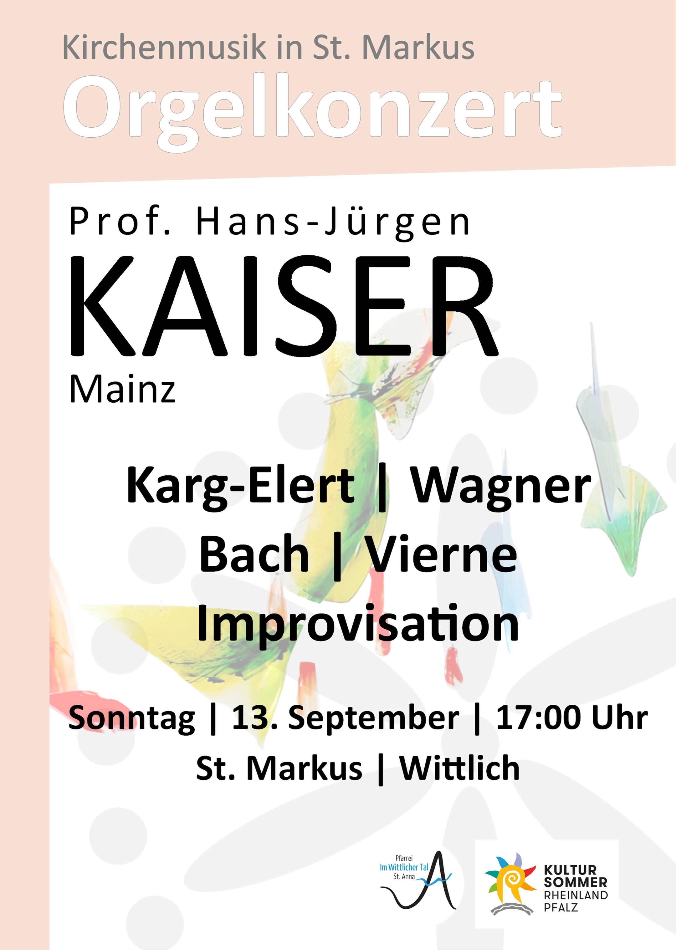 Orgelkonzert Prof. Hans-Jürgen Kaiser, Mainz