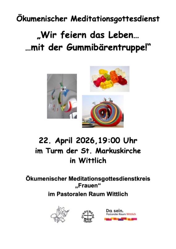 Ökumenischer Meditationsgottesdienst am 22.4.26