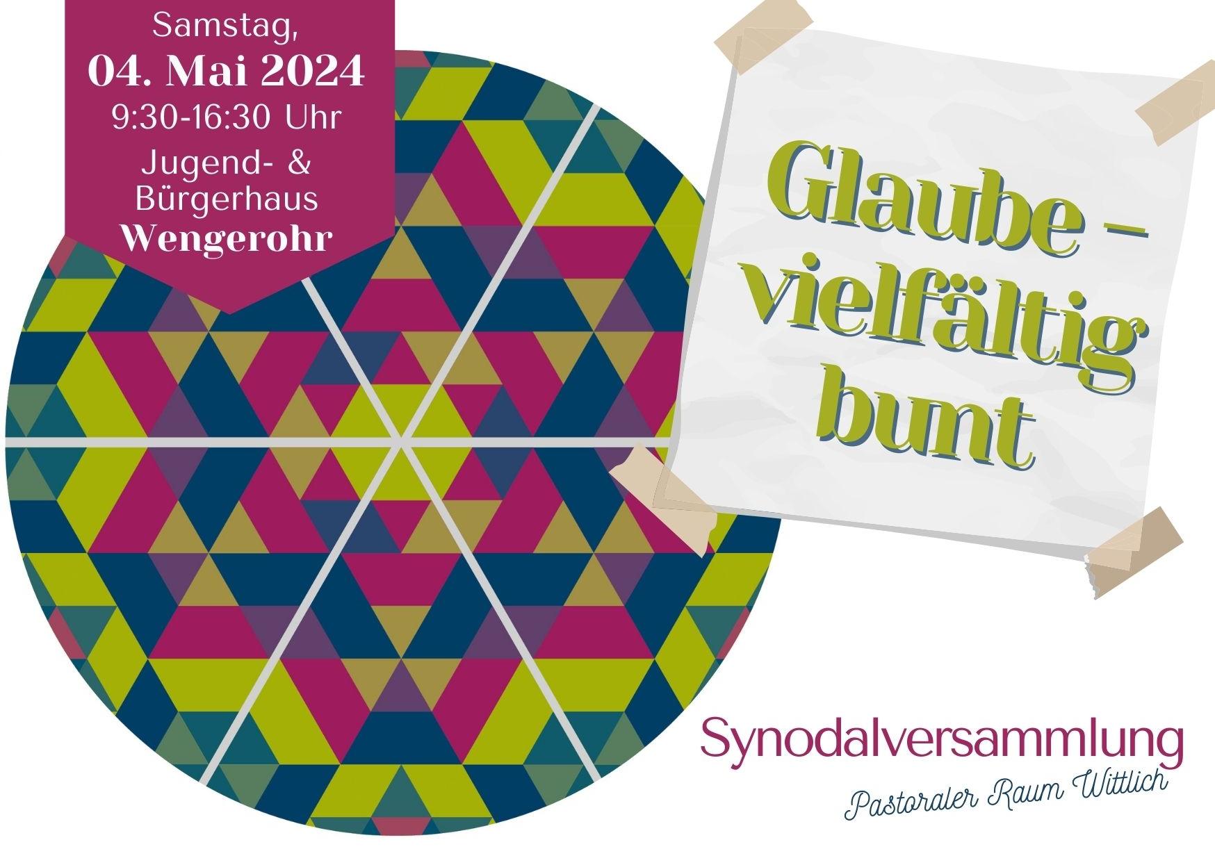 Samstag, 04. Mai 2024 930-1630 Uhr Jugend- & Bürgerhaus Wengerohr