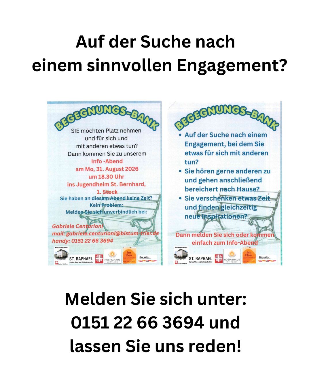 Social media Ehrenamtssuche