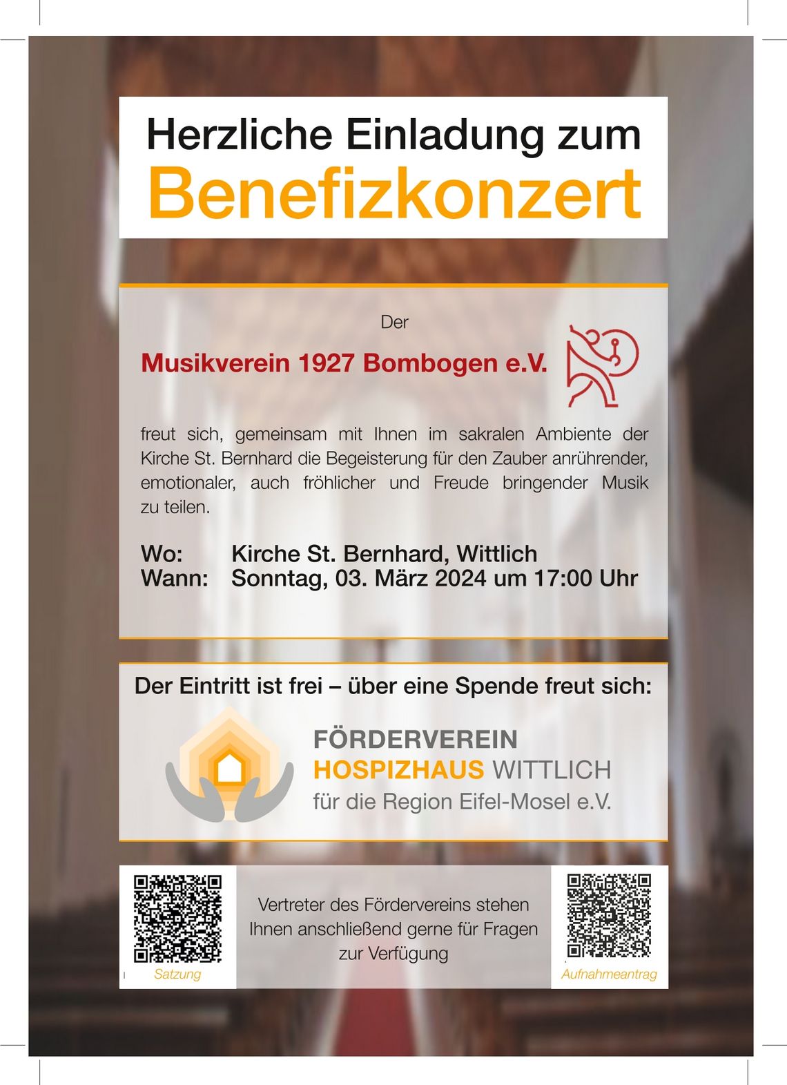 Plakat Benefizkonzert