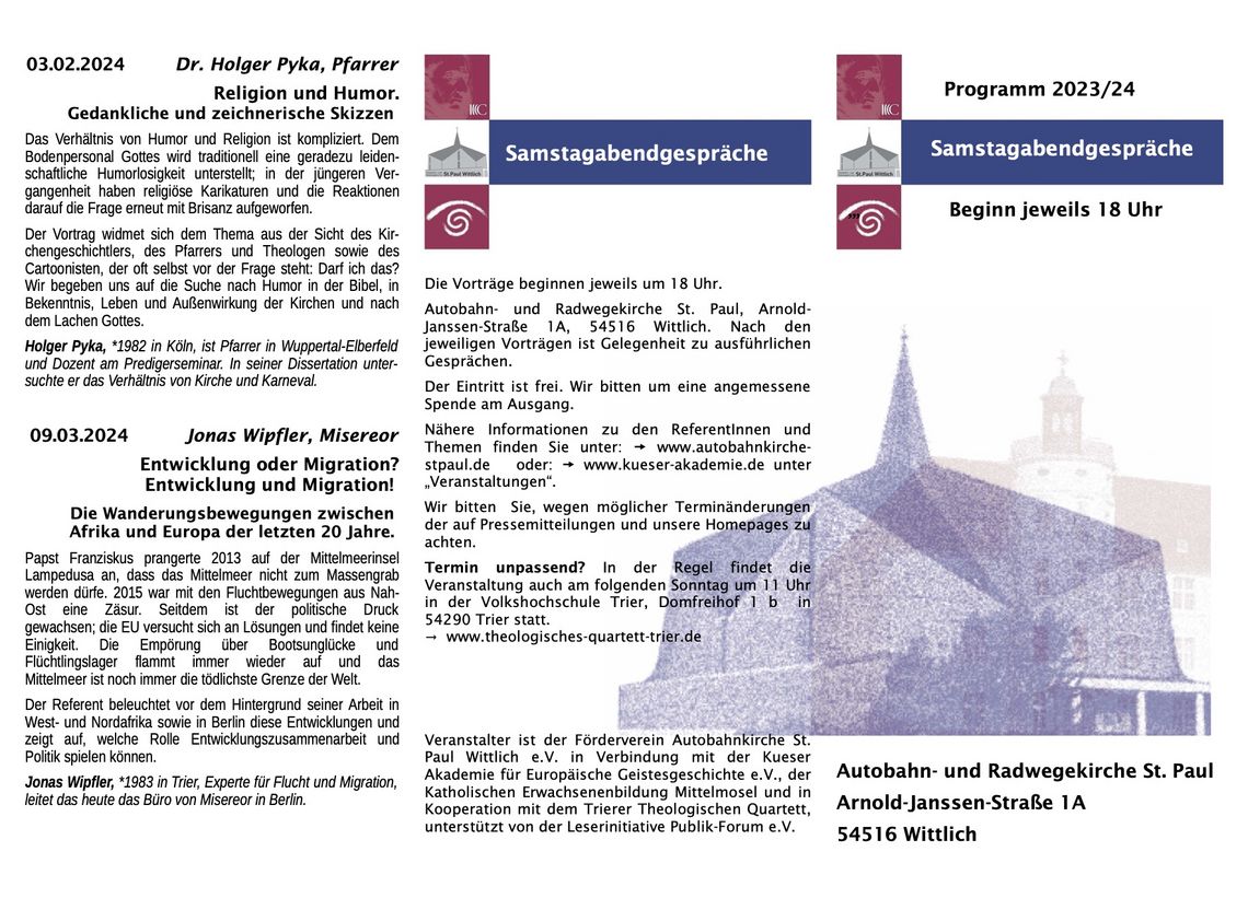Programm Autobahnkirche