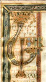 Ada Evangeliar, eine Initiale, Folio 16