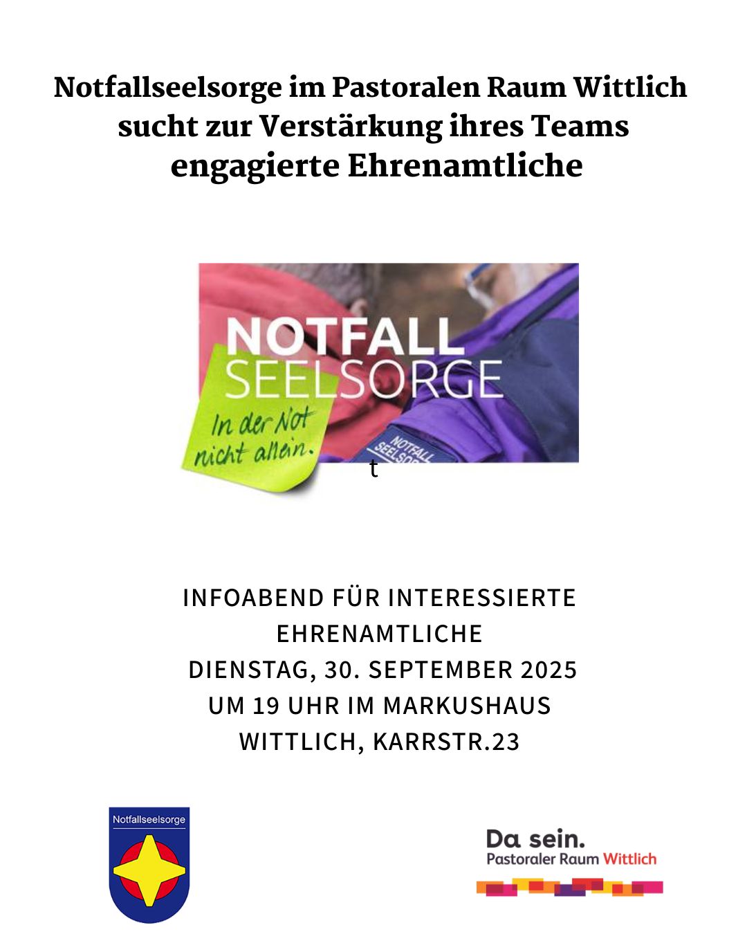 NotfallSeelsorge_In der Not nicht allein_Info.abend für Interessierte am 30. September 2025_Wittlich
